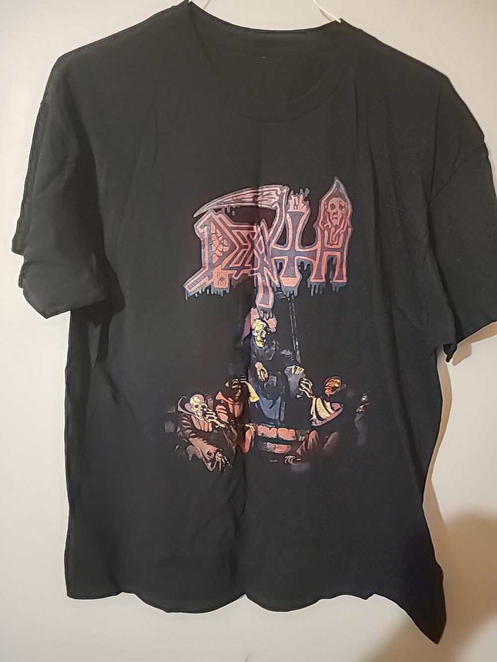 Vintage 90s Death Scream Bloody Gore T Shirt Mens Size XL